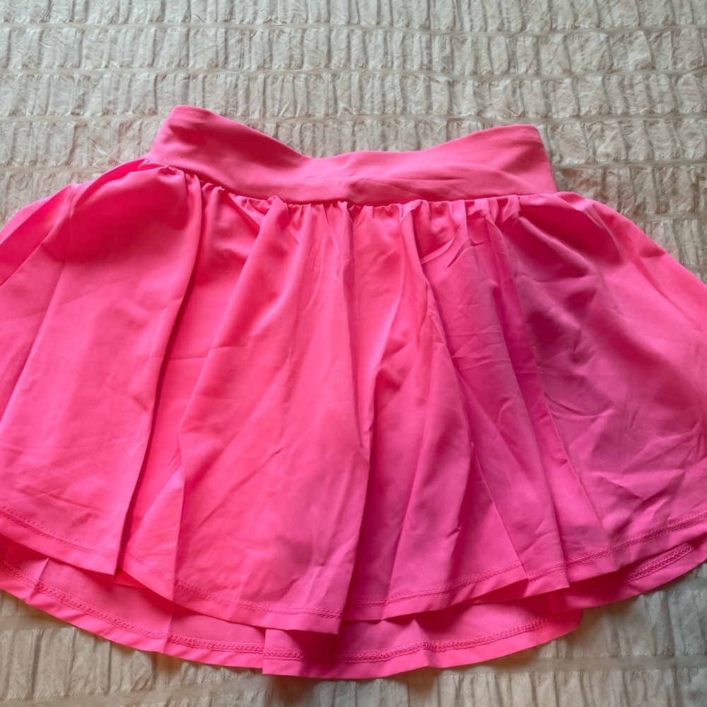 Girls pink skort